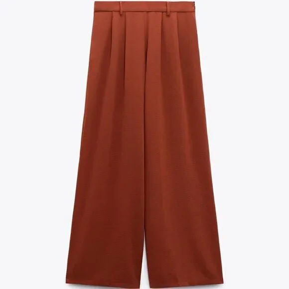 Zara Wide Leg Palazzo Pants - Picture 4 of 11